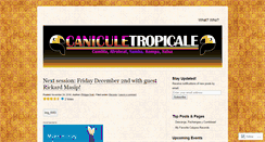 Desktop Screenshot of caniculetropicale.com