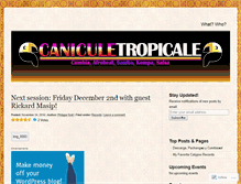 Tablet Screenshot of caniculetropicale.com